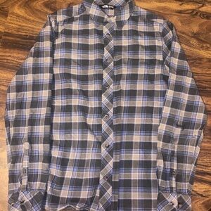 North Face plaid button up